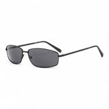 other : Felicia | Lunettes de Soleil Femme Métal Vintage Ovale in Gris noir van Seroa