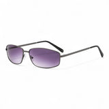other : Felicia | Lunettes de Soleil Femme Métal Vintage Ovale in Gris double canon van Seroa