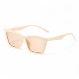 other : Fiona | Lunettes de Soleil Femme Cat Eye Rétro Polarisées in Thé beige van Seroa