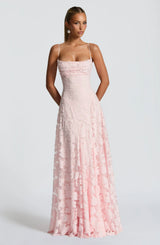 Aveline |Elegant Lace Corset Maxi Dress - Glamorous Evening Gown