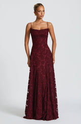 Aveline |Elegant Lace Corset Maxi Dress - Glamorous Evening Gown