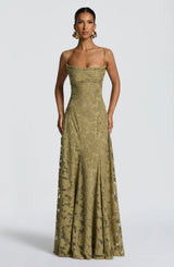 Aveline |Elegant Lace Corset Maxi Dress - Glamorous Evening Gown
