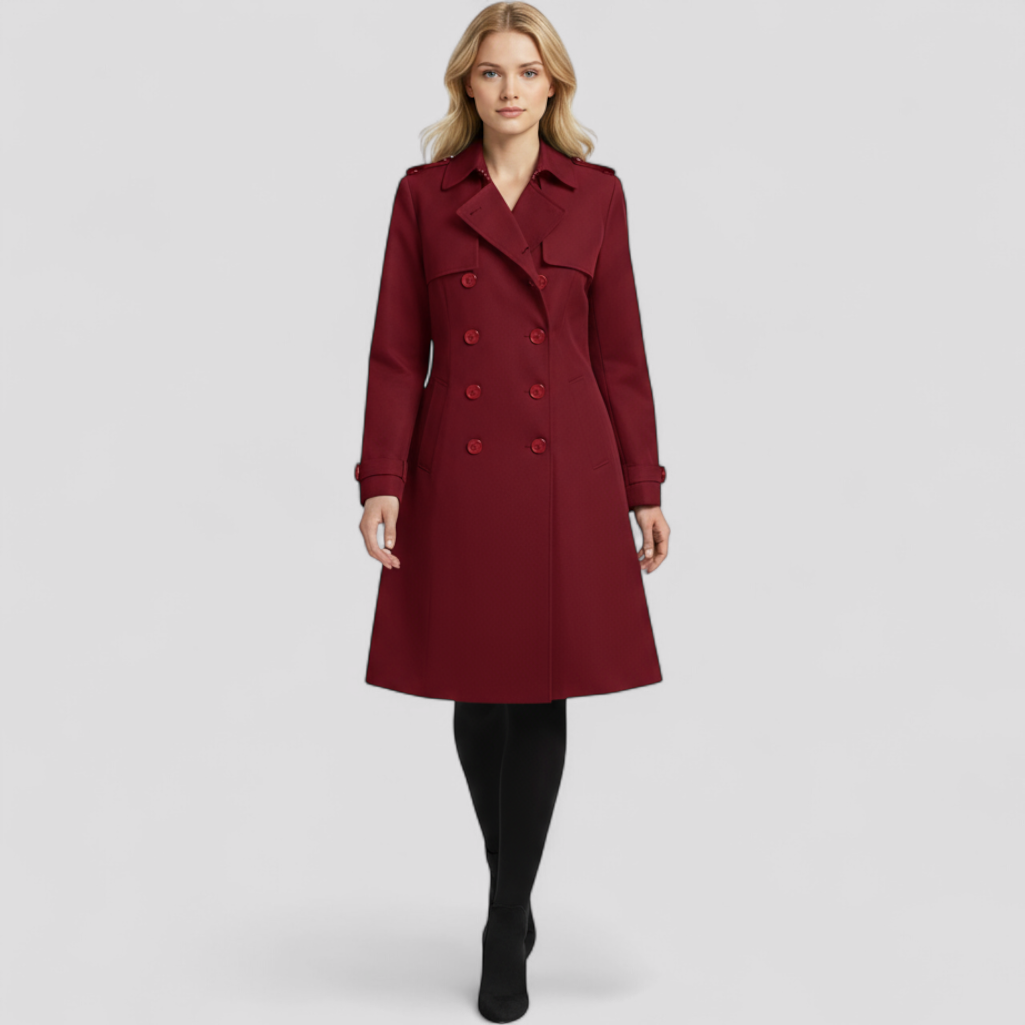 Eira | Trenchcoat Femme Élégant en Coton Ajusté