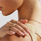 Evelyn - Bague Élégante avec Perles Discrètes
