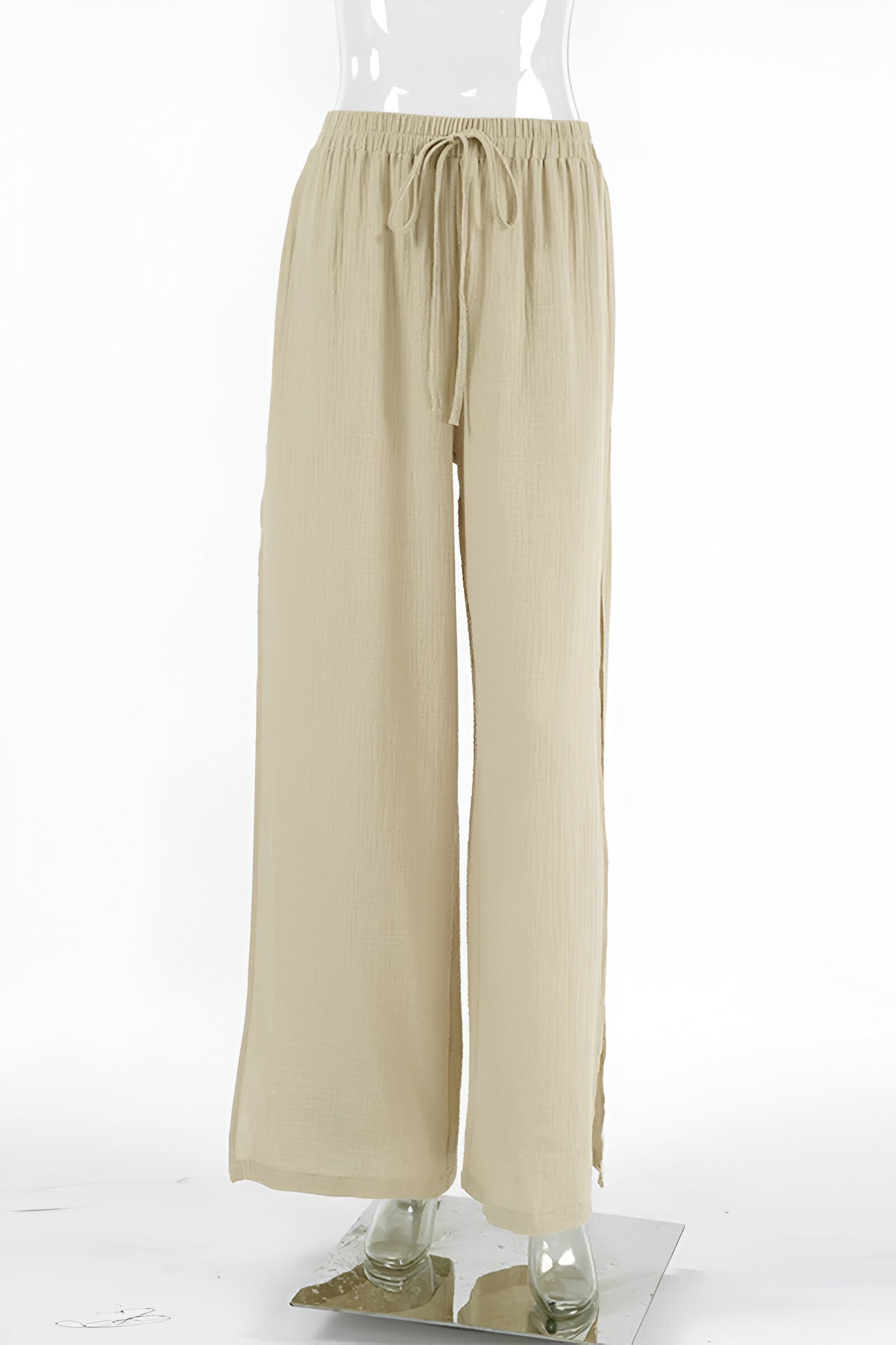 skirts : Hannah | Pantalon Fluide Femme Coloré à Taille Haute in van Seroa