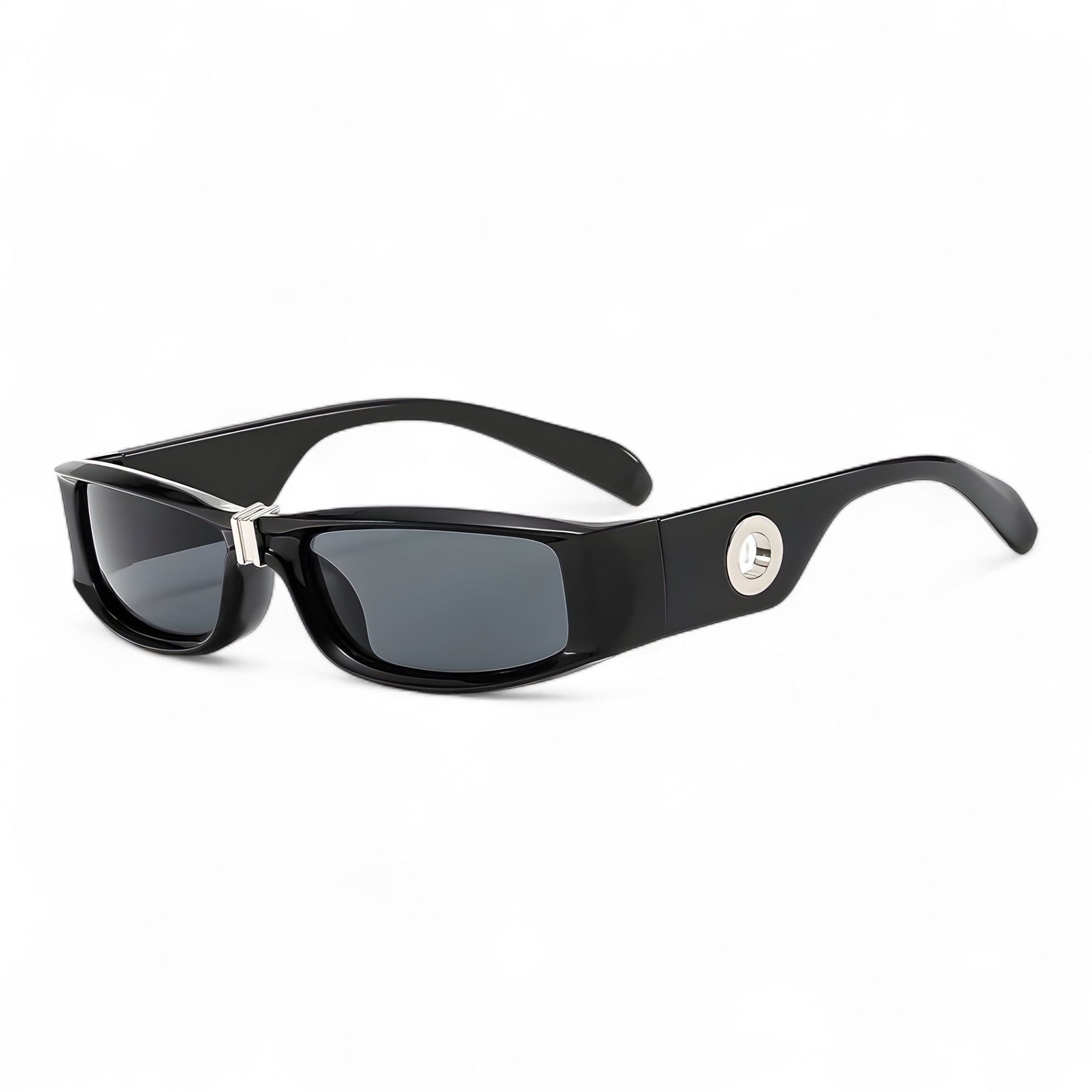 other : Ilona | Lunettes de Soleil Carrées Femme in NoirGris van Seroa