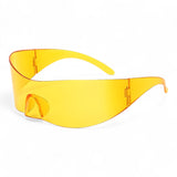 other : Karina | Lunettes de Soleil Femme Surdimensionnées Rétro in JauneJaune van Seroa