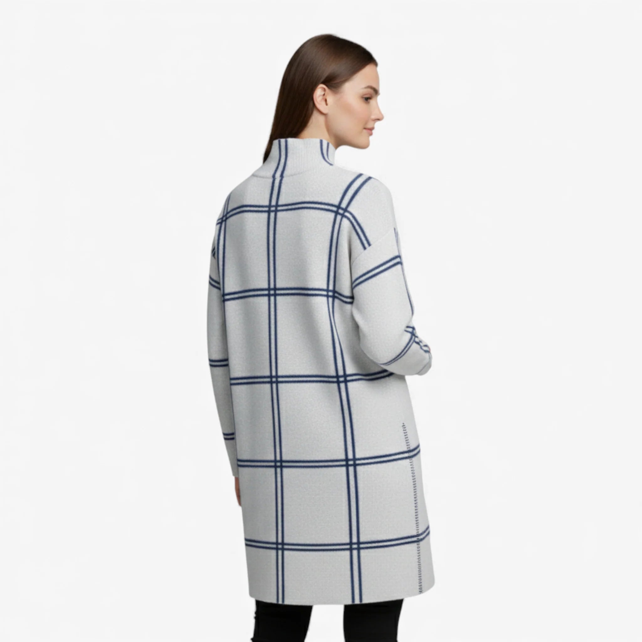 Damski sweter casual w paski wygodna dzianina