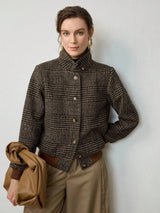 Blythe Cropped Tweed Jacket Effortlessly Chic