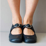 sandals : Myla – Chaussures Élégantes Vintage à Petit Talon et Boucle Confortable in van Seroa