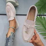 bags : Isabelle | Chaussures Femme Mocassins Cuir Élégants in Beige van Seroa