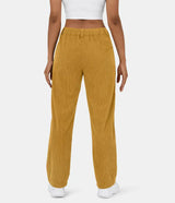 skirts : Angelina | Pantalon Femme Velours Côtelé Taille Haute in van Seroa