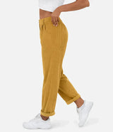 skirts : Angelina | Pantalon Femme Velours Côtelé Taille Haute in van Seroa