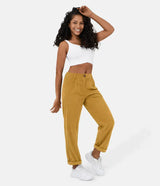 skirts : Angelina | Pantalon Femme Velours Côtelé Taille Haute in van Seroa