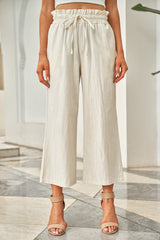 skirts : Esther | Pantalon Fluide Femme en Coton Large Ajustable in van Seroa