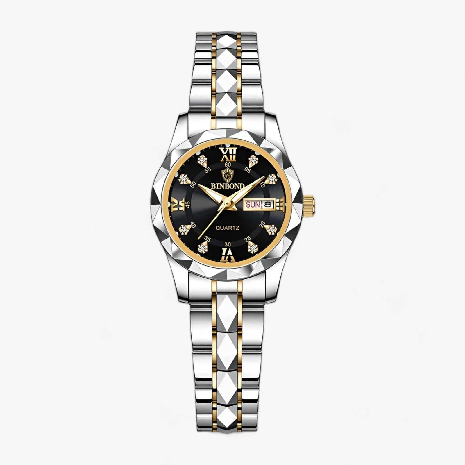 other : Camila - Montre Quartz de Luxe avec Bracelet Élégant in Or Noir van Seroa