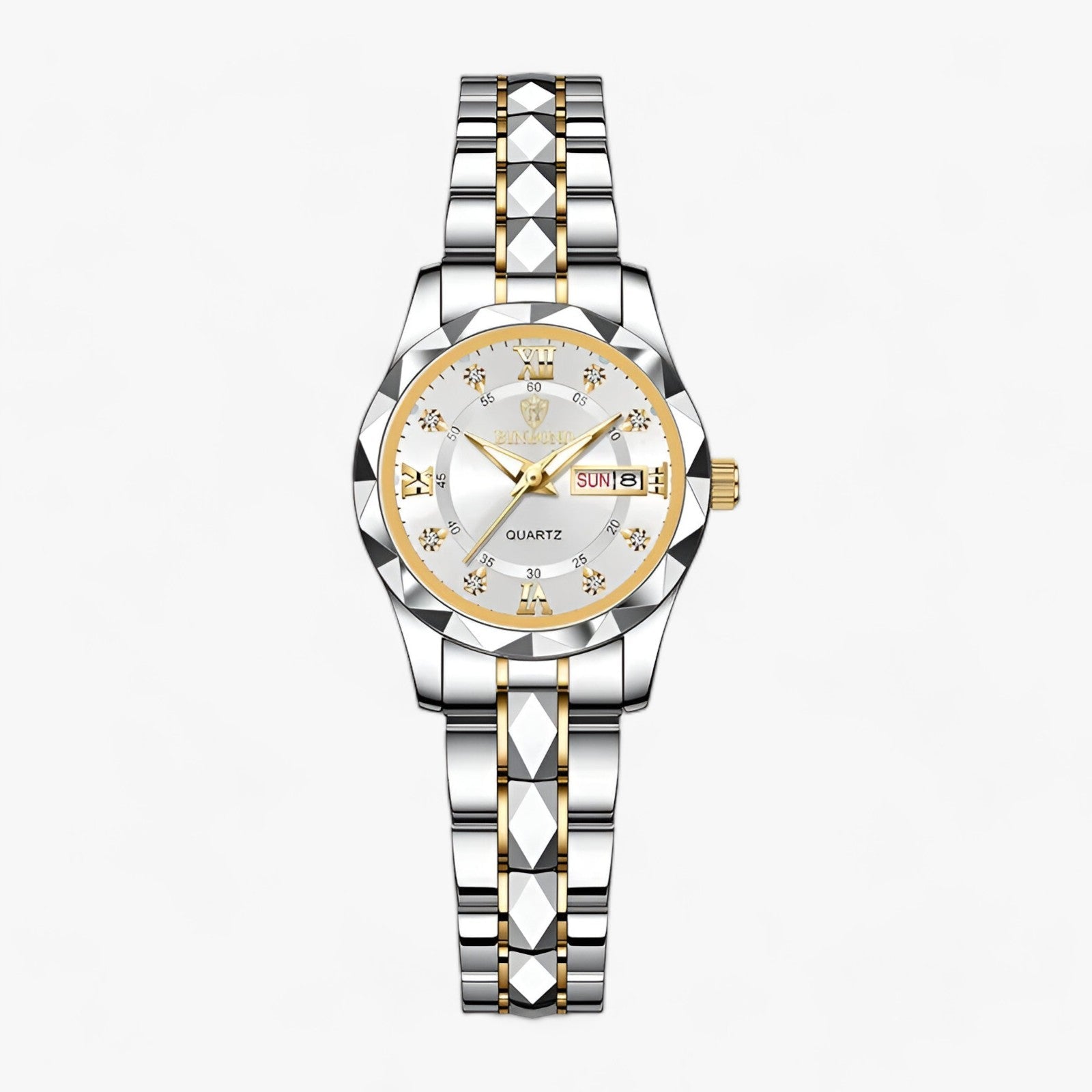 other : Camila - Montre Quartz de Luxe avec Bracelet Élégant in Blanc L'or van Seroa