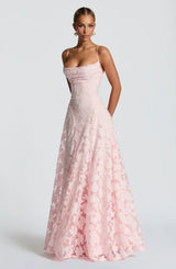 Robe longue fleurie fluide femme - Bretelles fines, élégante pour