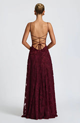 Maxikleid Damen Sommer Blumenmuster Fließend - Dünne Träger, Elegant für