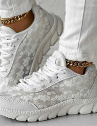 Baskets Femmes Confortables en Tissu Femme