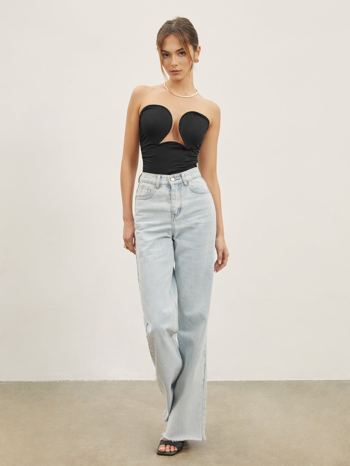 top blouses : Aria - Top Bustier push-up Séduisant et sans Sretelles in van Seroa