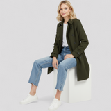 Eira | Trenchcoat Femme Élégant en Coton Ajusté