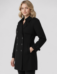 Trenchcoat Femme en Coton Ajusté Autumn Collection